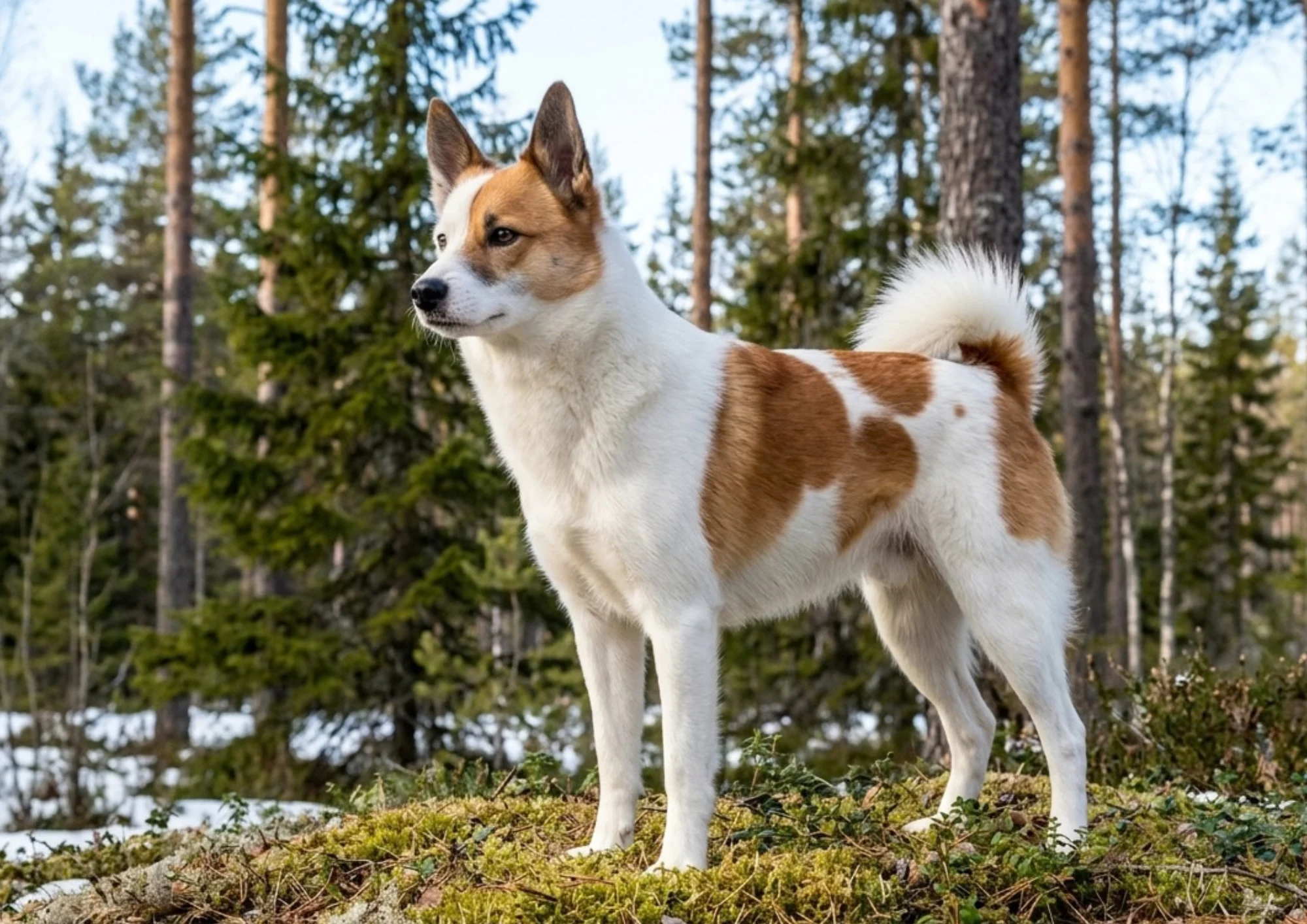 Chien de race Spitz de Norrbotten